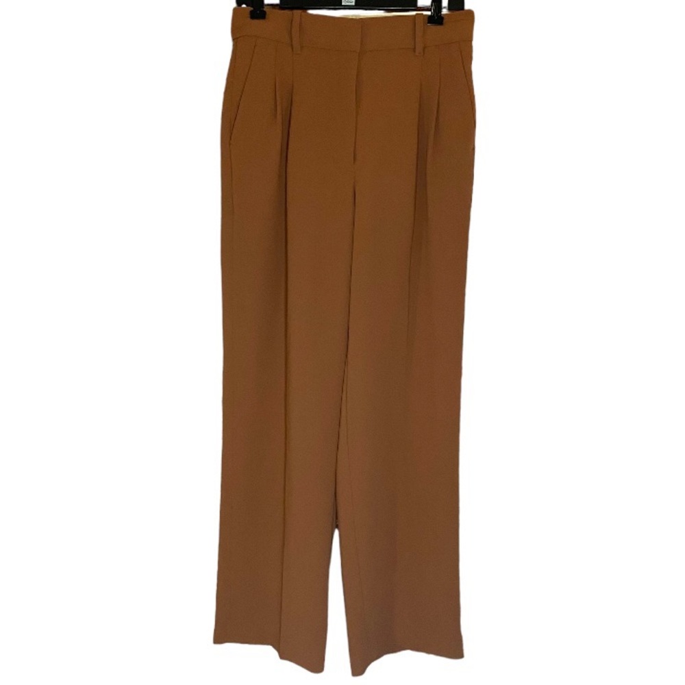 Wilfred The Effortless Pant High Waist Dress Wide Leg 6 Relaxed Rust Color